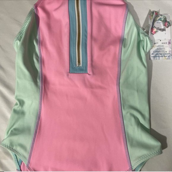 NWT $150 Hurley x‎ LoveShackFancy [ Small ] Max One Piece Swimsuit #5218 - Picture 4 of 13